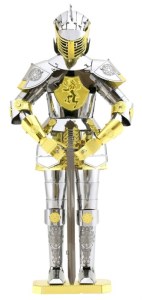 METAL EARTH 3D puzzle Brnění - Evropský rytíř